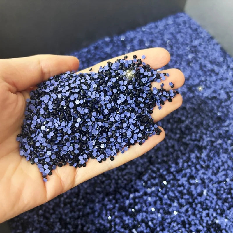 Wholesale SS8 DMC Rhinestones Glass Hot Fix Crystal Diamond Garment Accessories Decorations Flat Back Rhinestone