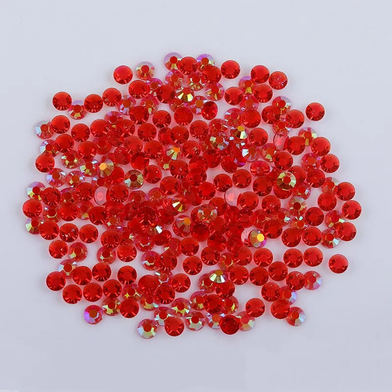 Wholesale of High Quality Flat Bottomed Crystal Rhinestones Transparent Jelly Rhinestones for Handicrafts