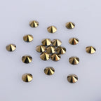 Wholesale HotFix Steeple Glass Rhinestone Crystals Art Rhinestones Flat Back Glass Bling for  Perfume Bottle Rhinestone