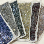 Hot Fix Flatback Round Rhinestones Bulk Glass Crystal Glue-On Technique Garment Accessories Rhinestone