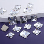 QIYI 3240 High Quality K9 Glass Crystal Rhinestones Glass Beads Triangle Sew-on Crystal Stones for Wedding Dress Bags Shoes