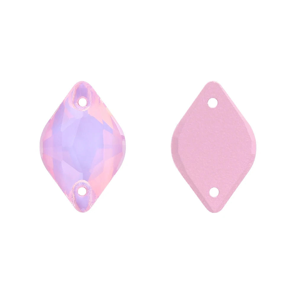 Wholesale Lemon AB Crystal Bling Custom Sew-on Rhinestones 5A Quality FlatBack 2 Holes Sewing Stones Bling Wedding Decoration