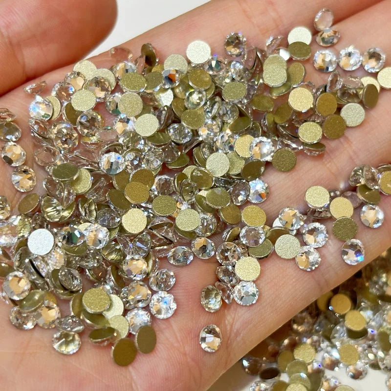 SS20 Flat Back Glass Rhinestone Wholesale Crystal Rhinestone Nail Art DIY Decoration Materials