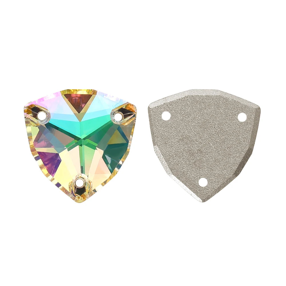 QIYI Brand New Product Explosion 55+ Colors 12*12mm/16*16mm/22*22mm High Quality Glass Sew-On Rhinestones (3272)