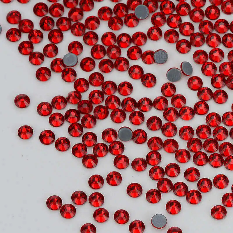 Factory Wholesale Blingbling Flat Back Rhinestones Hot Fix Crystal Glass for Cloth Same Cut Bulk Glass Rhinestones