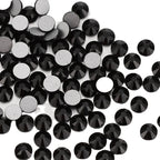 Wholesale Crystal Rhinestone Black Flatback Rhinestones SS3-SS34 Non Hotfix Strass Glue on Nail Art Decoration