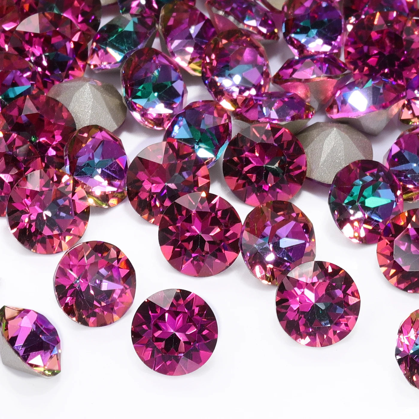QIYI 2024 New Arrival Factory Wholesale AB Colors Grade AAAAAA Luxury K9 XIRIUS Chaton Pointback Rhinestone for Decoration Cloth