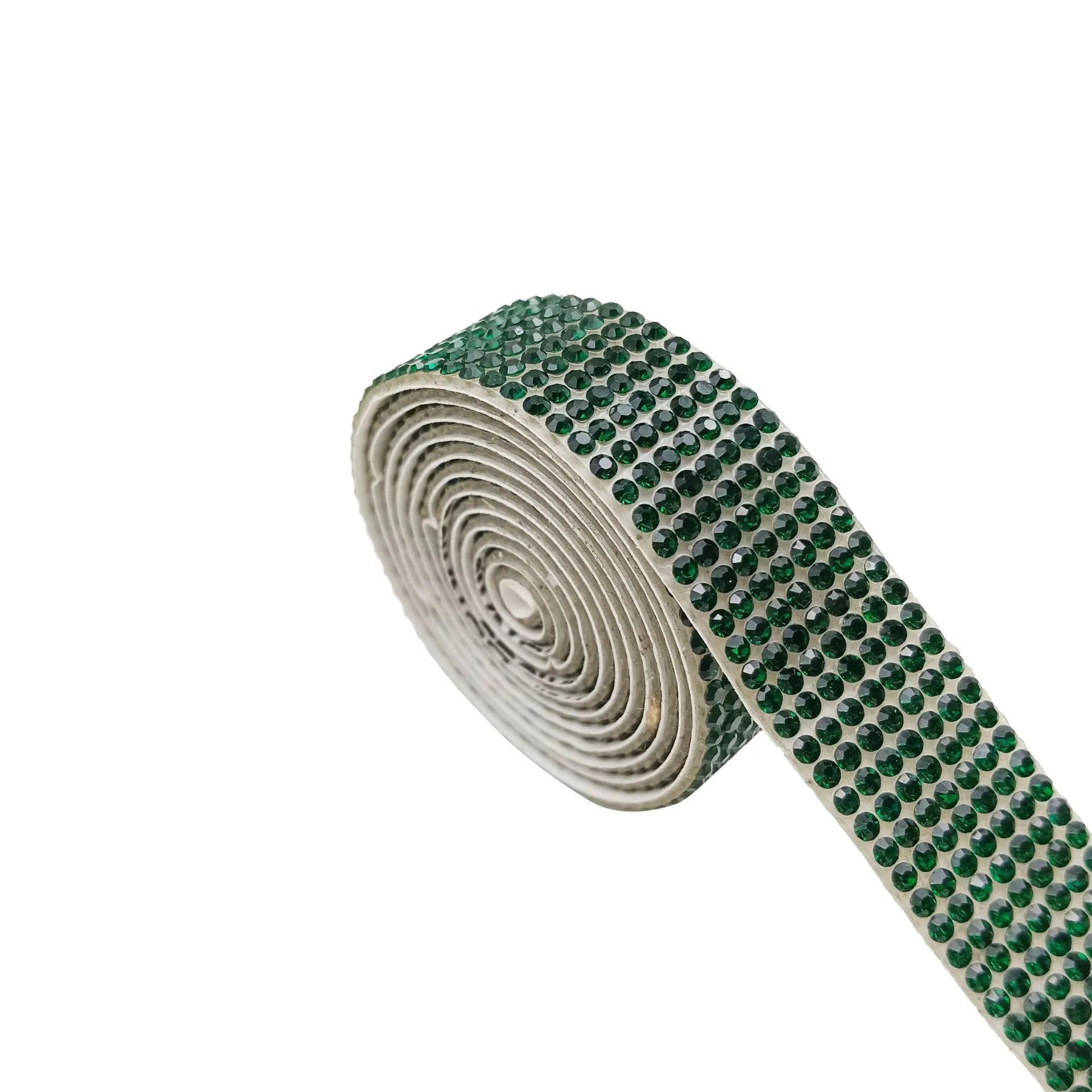 QIYI Wholesale Rhinestone Tape Self Adhesive Rhinestones Trimming Bling Crystal Glass Sheets Roll Wrap Sticker for Tumbler