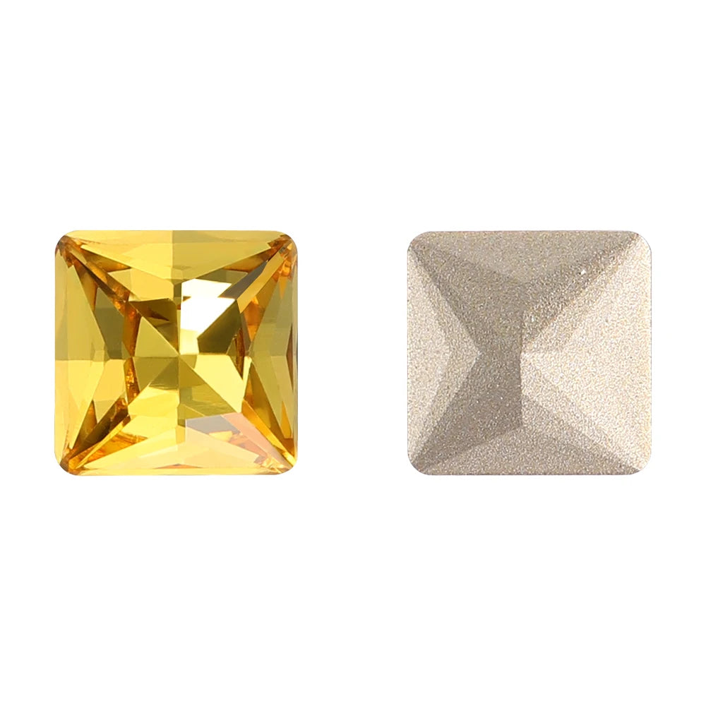 New Arrival Qiyi Brand High Quality Grade AAAAAA K9 Glass Point Back Rhinestone 12 Facets Eco-friendly Materials Factory