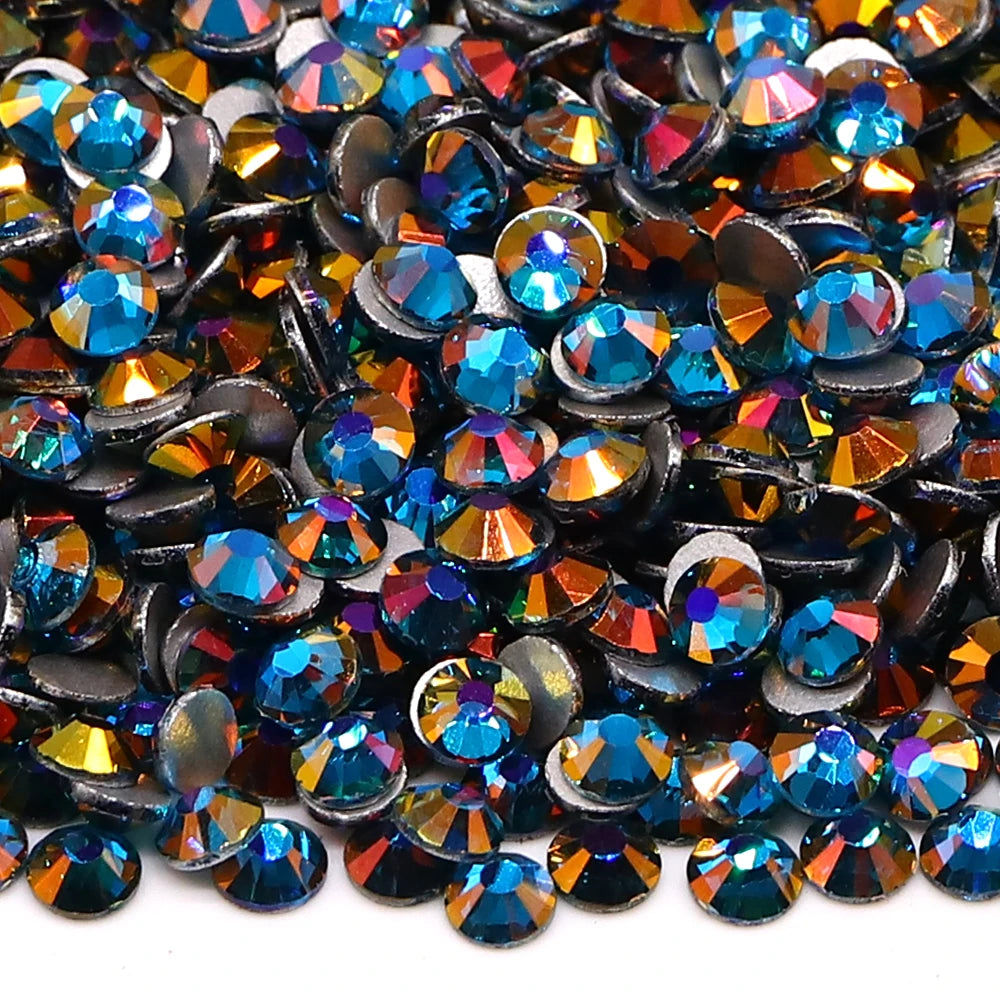 2024 New Design September New 23th Wholesale Rhinestone Non Hotfix Flat Back Crystal Glass  for Clothing