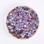 Top Selling High  Grade 1440pcs Phantom Violet Crystal Rhinestones Nail Charms Diamond Glass Rhinestones Flat Back for Jewelry