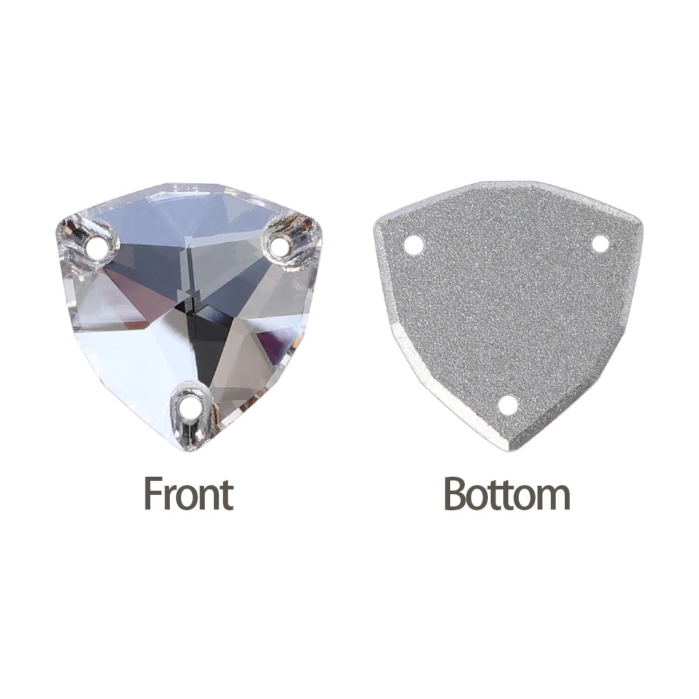 QIYI Brand New Product Explosion 55+ Colors 12*12mm/16*16mm/22*22mm High Quality Glass Sew-On Rhinestones (3272)