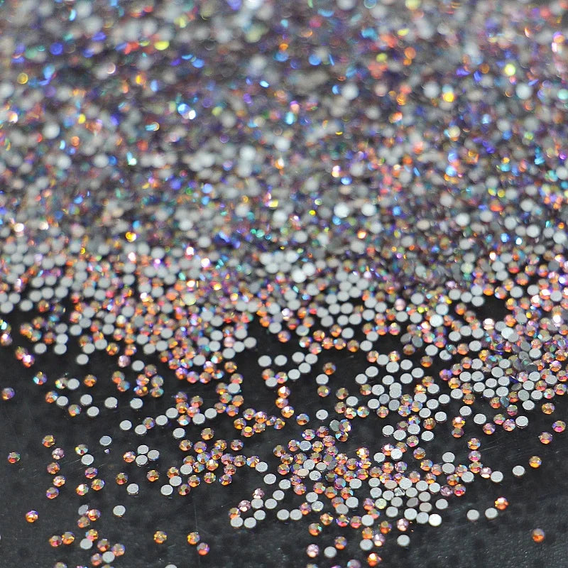 High Quality SS3 Pink AB Flat Back Rhinestone in Bulk Glass Nail Rhinestone DIY Rhinestone Jewelry Accessories