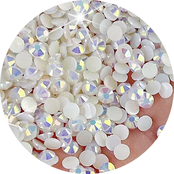Hot Selling ABcolor 3mm Flat Back Crystal Rhinestone With Multiple Color Options, Circular Resin Rhinestone Nail Diamond Jewelry