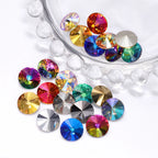 Qiyi New Arrival Rivoli Fancy Shape Eco-friendly Materials Trendy Design K9 Glass High Quality Grade AAAAAA Point Rhinestone