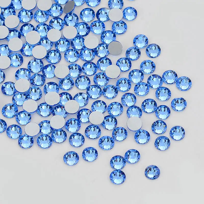 Wholesale Blingbling Rhinestones 76 Colors 12 Sizes Nail Art Crystal Rhinestone Flat Back for Nail Art Decoration Diy Crafts