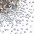 SS6-SS30 Wholesale Small Bag Non Hotfix Glue on 4A+ Quality Rhinestones Glass Crystal Flatback Regular Cut for Nail Art