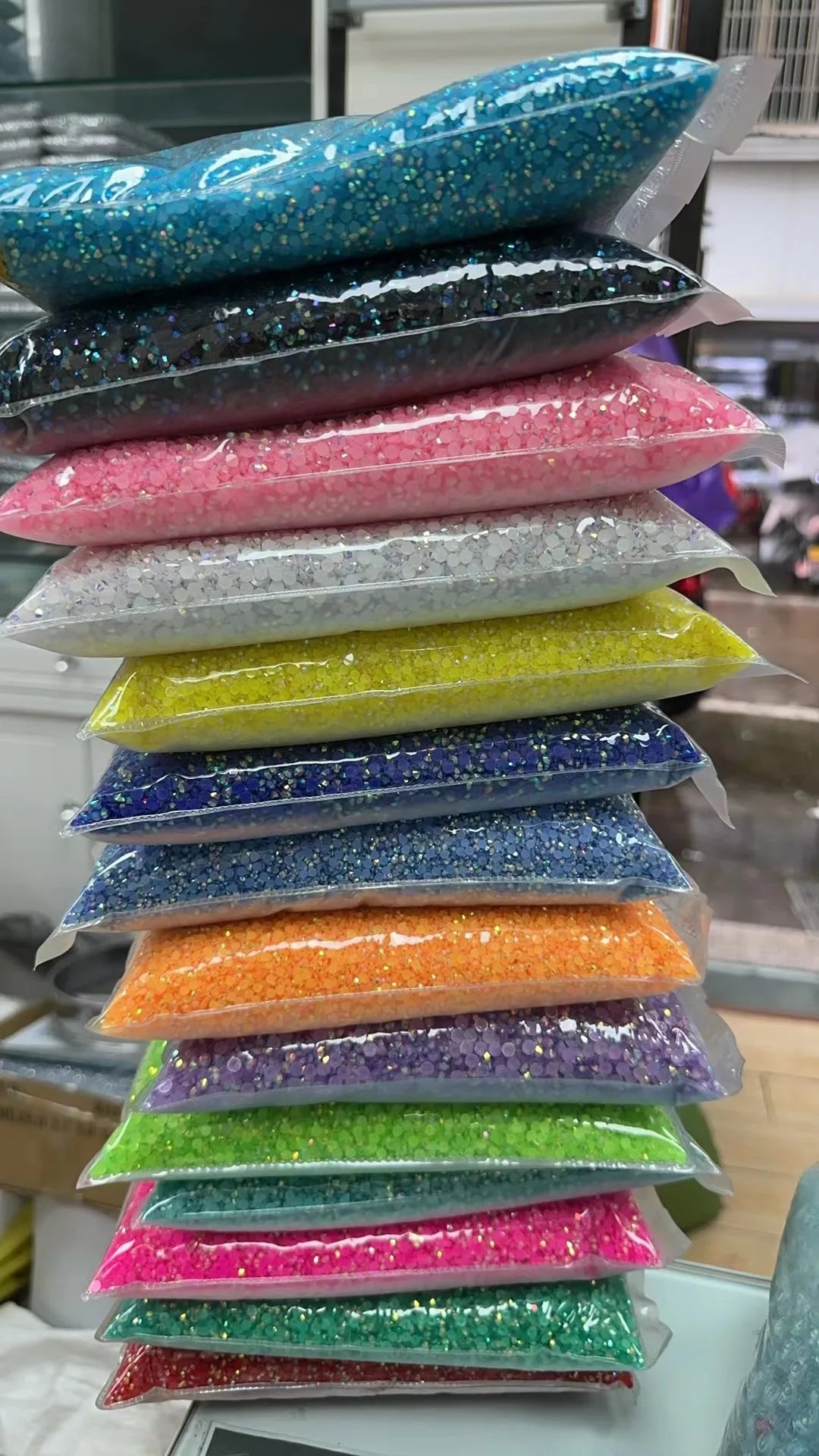 Wholesale of High Quality Flat Bottomed Crystal Rhinestones Transparent Jelly Rhinestones for Handicrafts