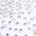 Wholesale Customize Glitter Nial Charms Rhinestone Crystal AB Flat Back Glass HotFix Rhinestones Bulk for Garment