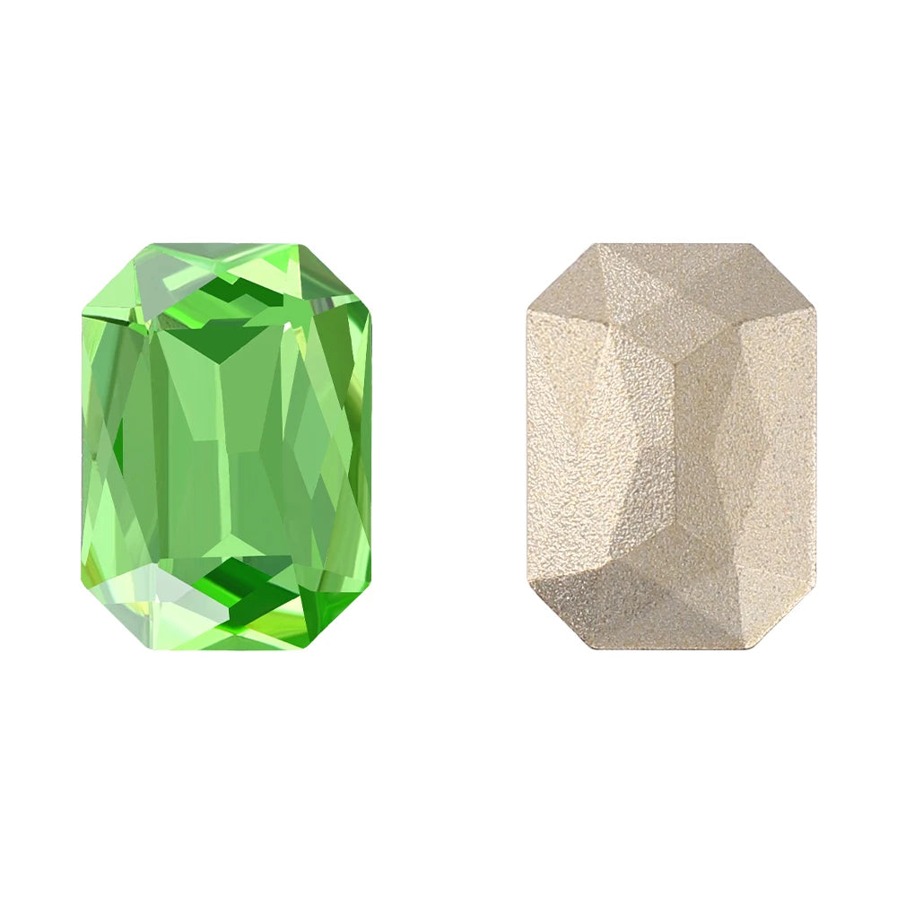 New Shape Hot Selling Maxi Cushion Octagon K9 Glass High Quality Durable Innovative Design Popular Decoration Point Back Stones