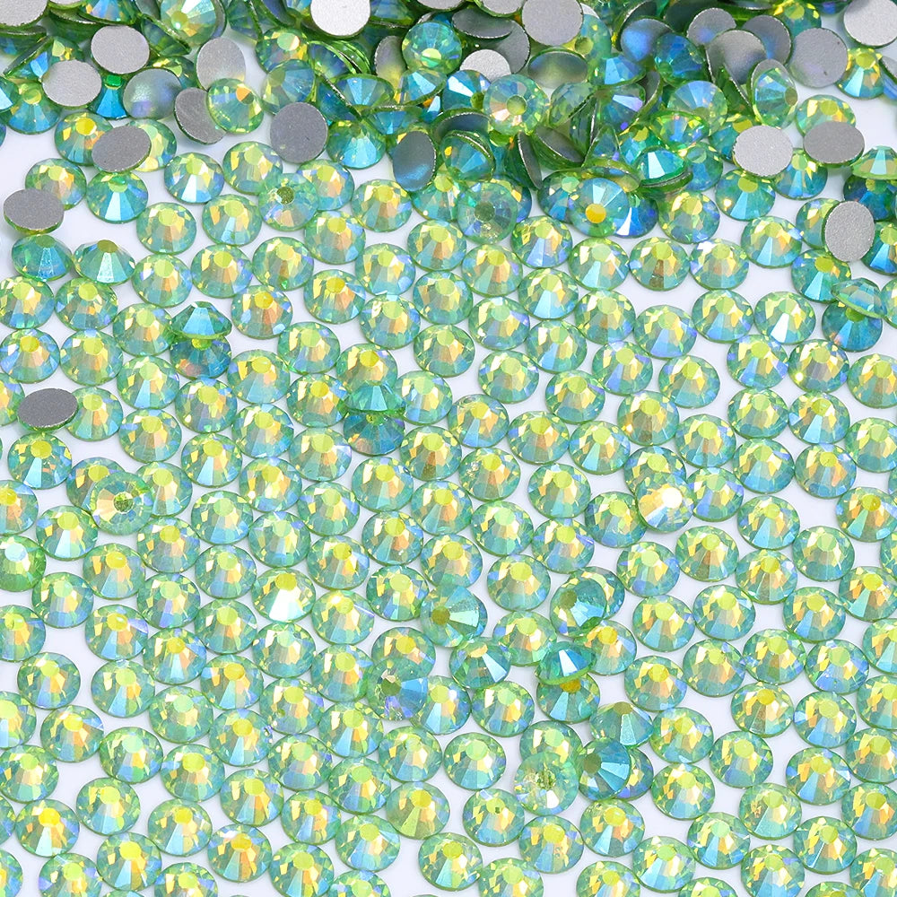 QIYI SS30-SS60 1001-1129 14400pcs Flat Back Non Hot Fix Durable Latest Fashion Popular Style Glass Crystal Rhinestones for Shoe