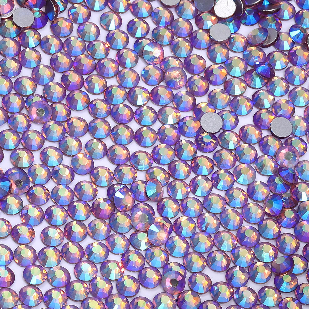 QIYI SS30-SS60 1001-1129 14400pcs Flat Back Non Hot Fix Durable Latest Fashion Popular Style Glass Crystal Rhinestones for Shoe
