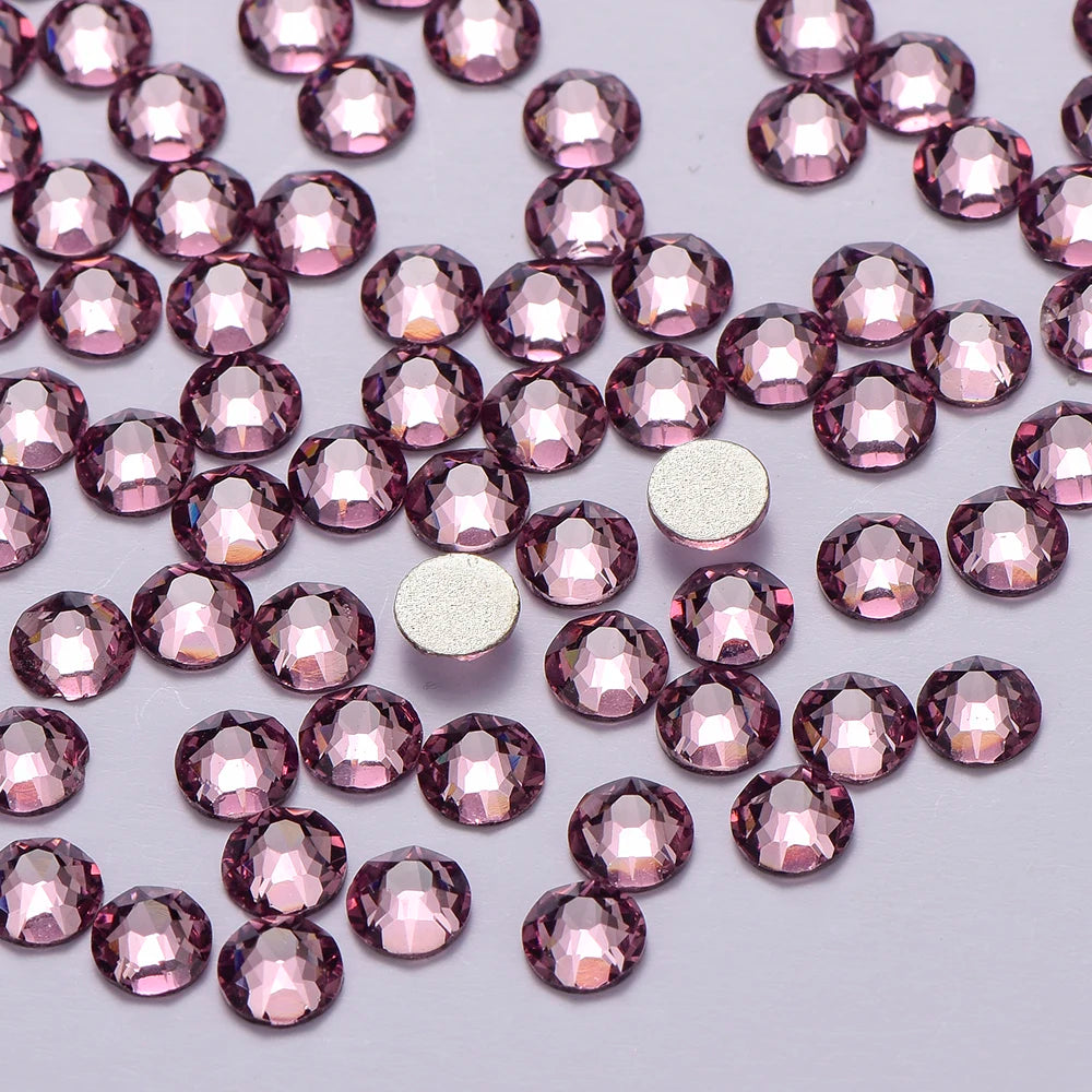 Sparkling Nail Art 2088 16 Cut 8 Big 8 Small Facets Glass Non Hot Fix Rhinestone for Rhinestone Shoes Sneaker