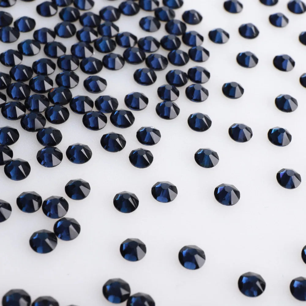 16 Cut Wholesale High Quality Glass Stone 14400pcs/bag Flat Back Cold Fixation Non Hot Fix Crystal Rhinestone for Nails