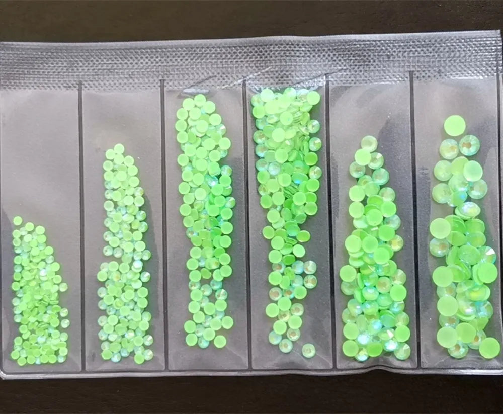 Customized Night Bling Rhinestone Fluorescent Flat Bottomed Drill Diy Nail Art Rhinestone