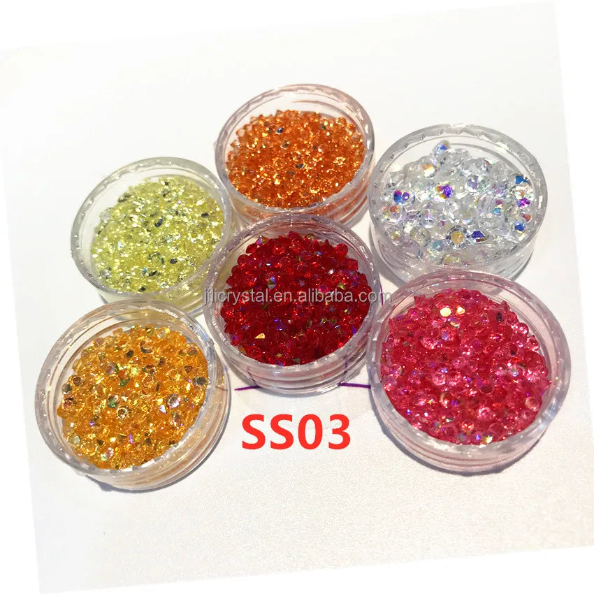 High Quality Bulk Rhinestone Mixed Sparkling Thin Sheets Decorative Rhinestone Crafts