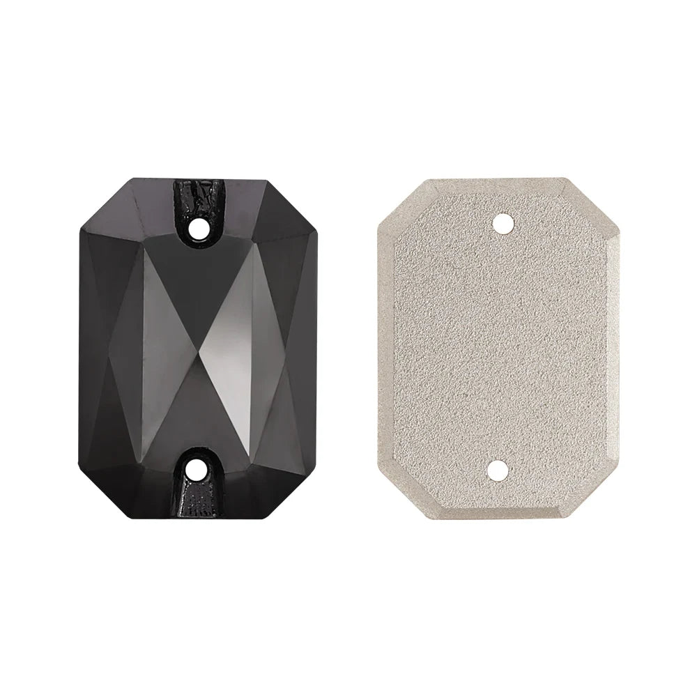 60+Colors Emerald Cut Sew on Rhinestones for Dancing Dress Accessories High Quality K9 Glass  for Jewelry Accessories