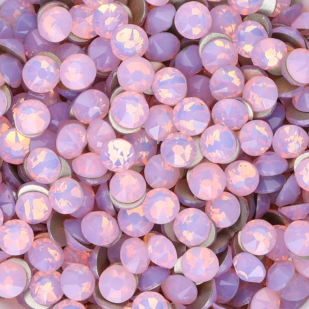 QIYI Factory Direct Wholesale 2088 Non Hot Fix 12 Facets Multi Colors Size Flat Back High Quality Glass Loose Rhinestones