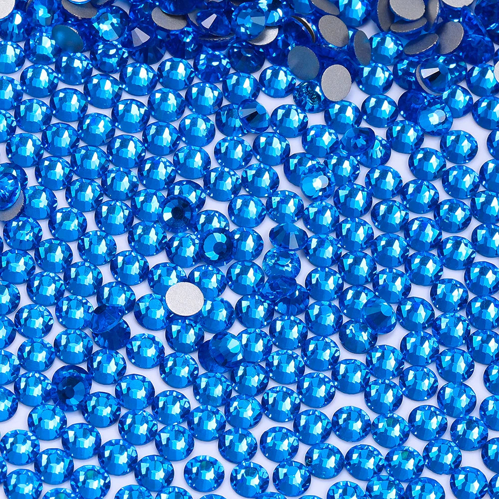 QIYI SS30-SS60 1001-1129 Colors Flat Back Non Hot Fix Durable Latest Fashion Popular Style Glass Crystal Rhinestones for Shoe