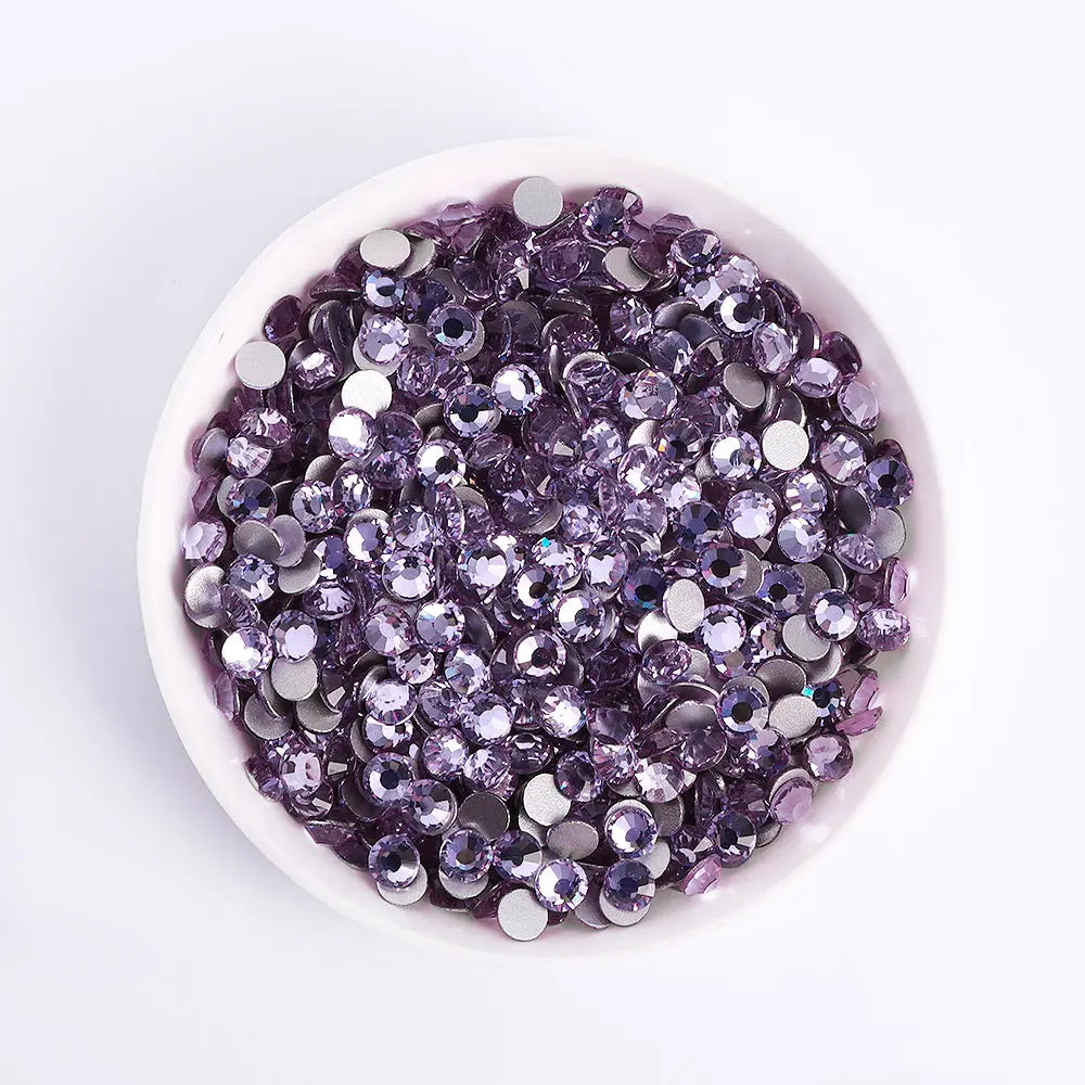 QIYI SS10-SS20 1130-1187 14400pcs Non Hot Fix Factory Direct Wholesale High Quality Durable Glass Crystal Rhinestones for Girls