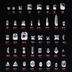 100pcs/Lot Crystal 3D Rhinestones Flat Back Shiny Stones Nail Art Decorations nail parts  Nail Gems Crystal Strass Accessories