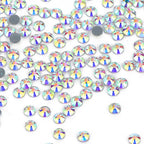 Wholesale Hot Fix Rhinestones Bulk Glass Flatback Crystal AB Rhinestones for Nail Clothes Shoes Crafts