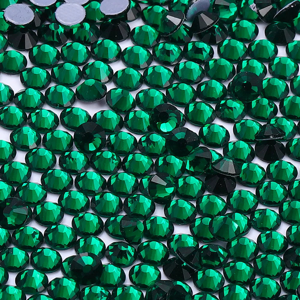 Wholesale 60Colors Hotfix Glass Crystal Rhinestone Flat Back Round Hotfix Crystal Stone Delicate for Clothing Accessories