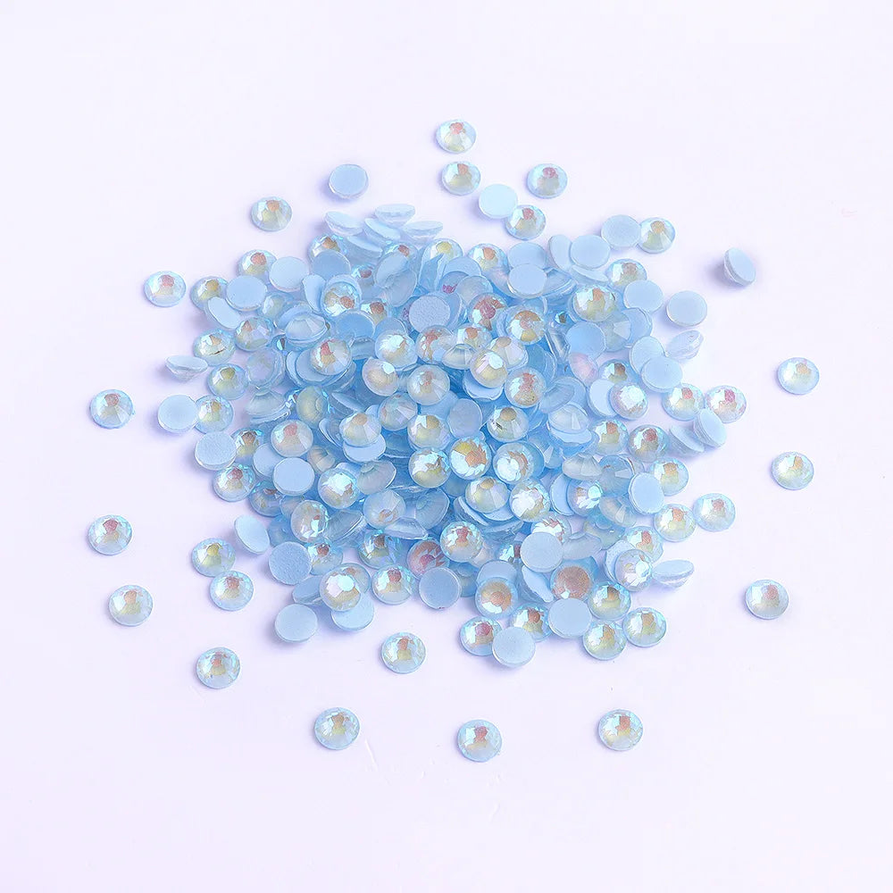 Wholesale Glitter Mocha Flat Back Non Hotfix Rhinestone Glass Crystals Rhinestones Diamond for Fashion Jewelry Earring