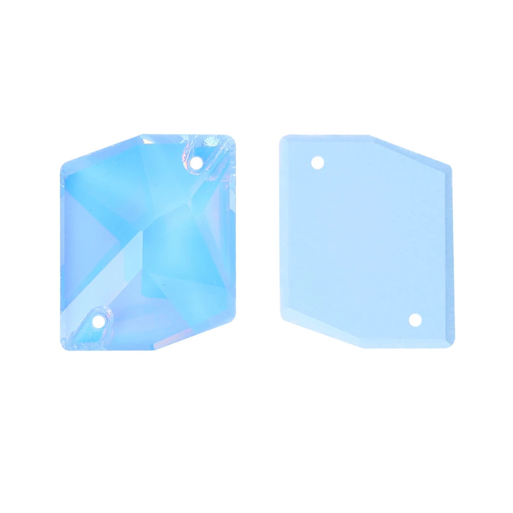 QY Wholesale Cosmic Sewing Crystal Glass Bling Sew-On Rhinestones Flat Back Non Hotfix Stones Bling for Clothing Accessory
