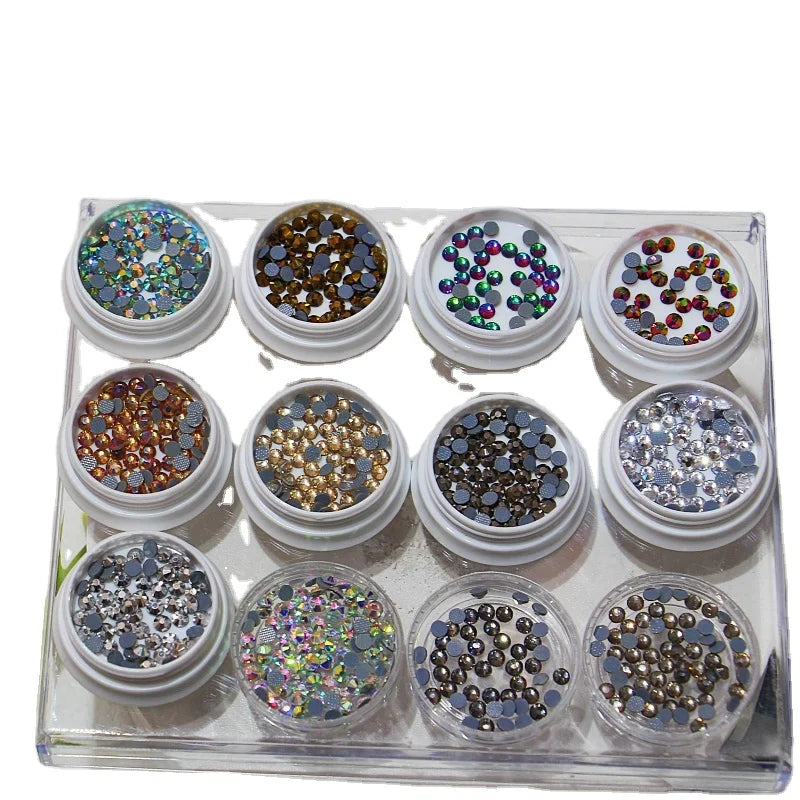 Wholesale Shiny Flat Bottomed Water Diamonds Loose Rhinestone Nail Art Accessories Jewelry DIY Decorative Materials