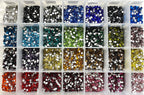Factory Hot Selling Crystal AB Rhinestones 14400PCS Glass Non Hotfix Flatback Rhinestone Bulk for Nail Art Garment