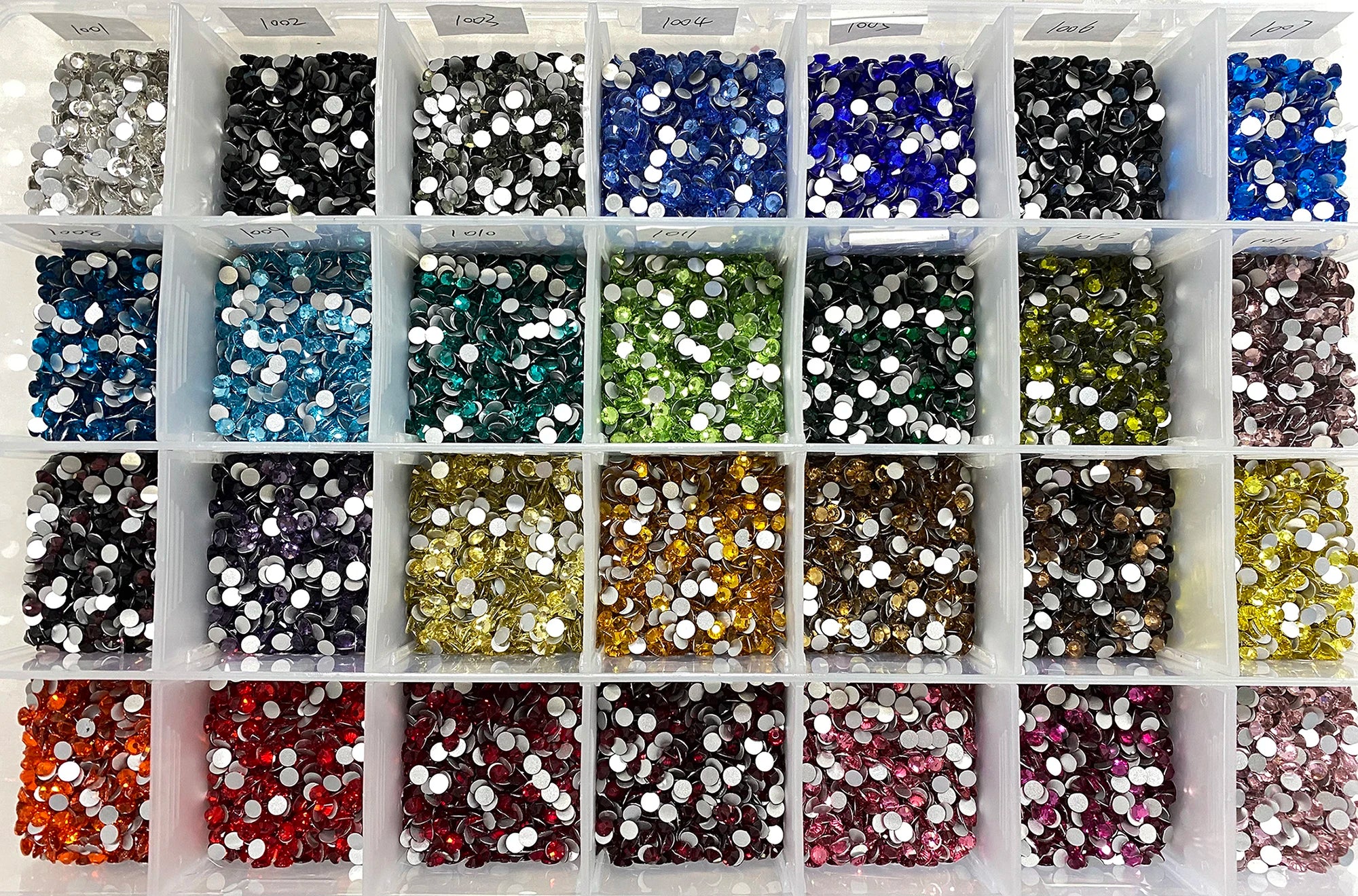 Factory Hot Selling Crystal AB Rhinestones 14400PCS Glass Non Hotfix Flatback Rhinestone Bulk for Nail Art Garment
