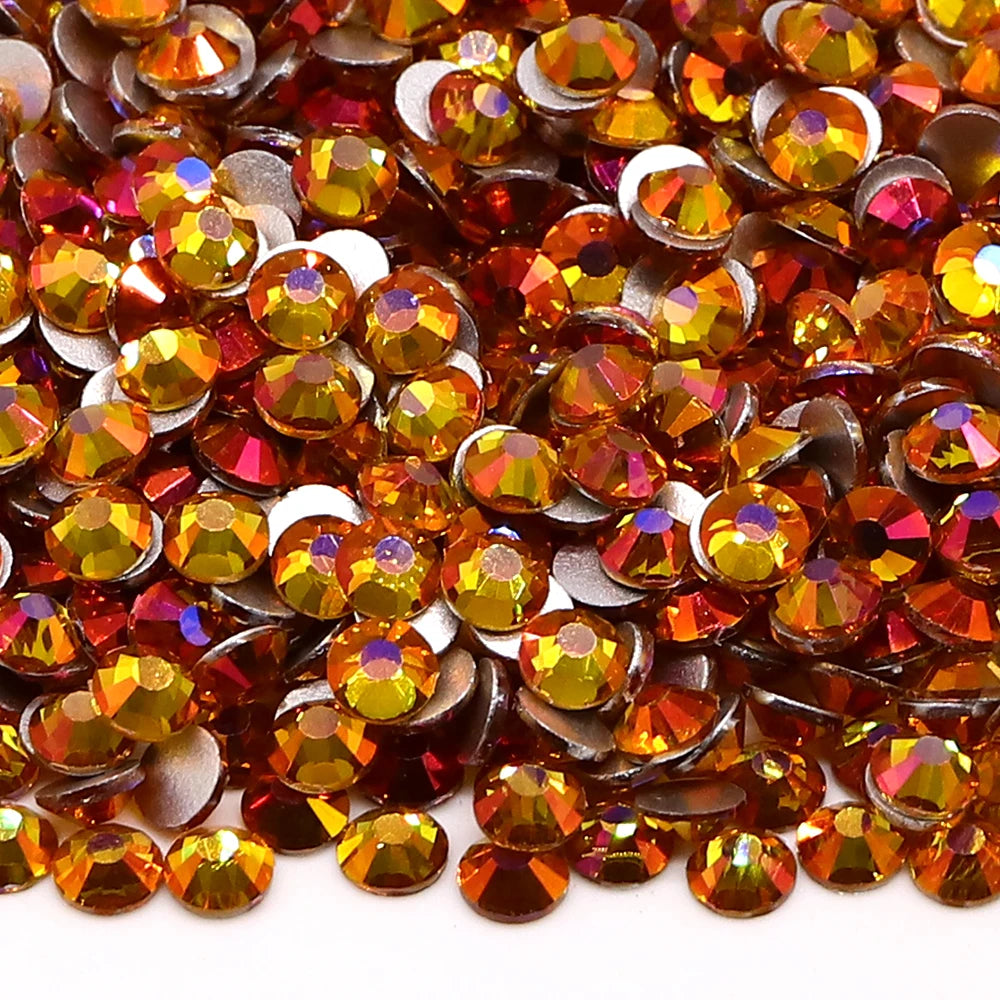 2024 New Design September New 23th Wholesale Rhinestone Non Hotfix Flat Back Crystal Glass  for Clothing