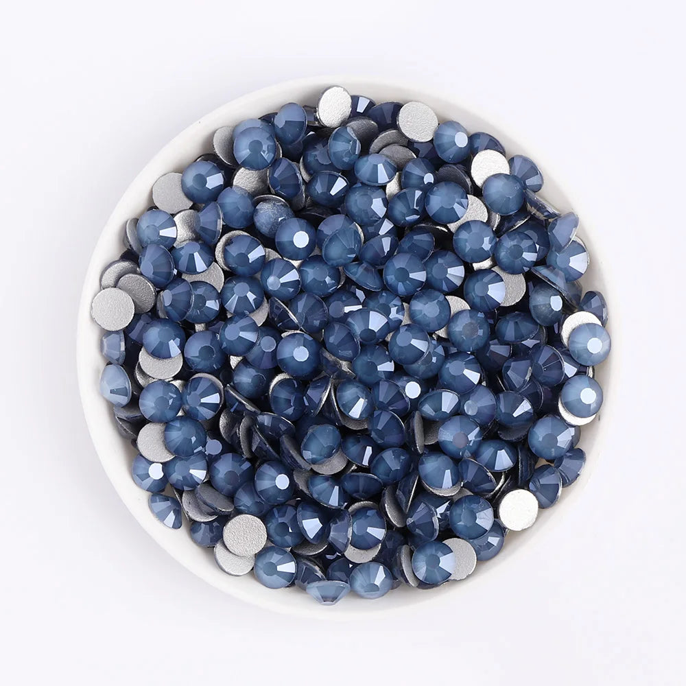 Factory Direct Wholesale Sliver Back Mocha Series 9 Colors Ss6-ss30 Glass Crystal Rhinestones for Garment Decoration