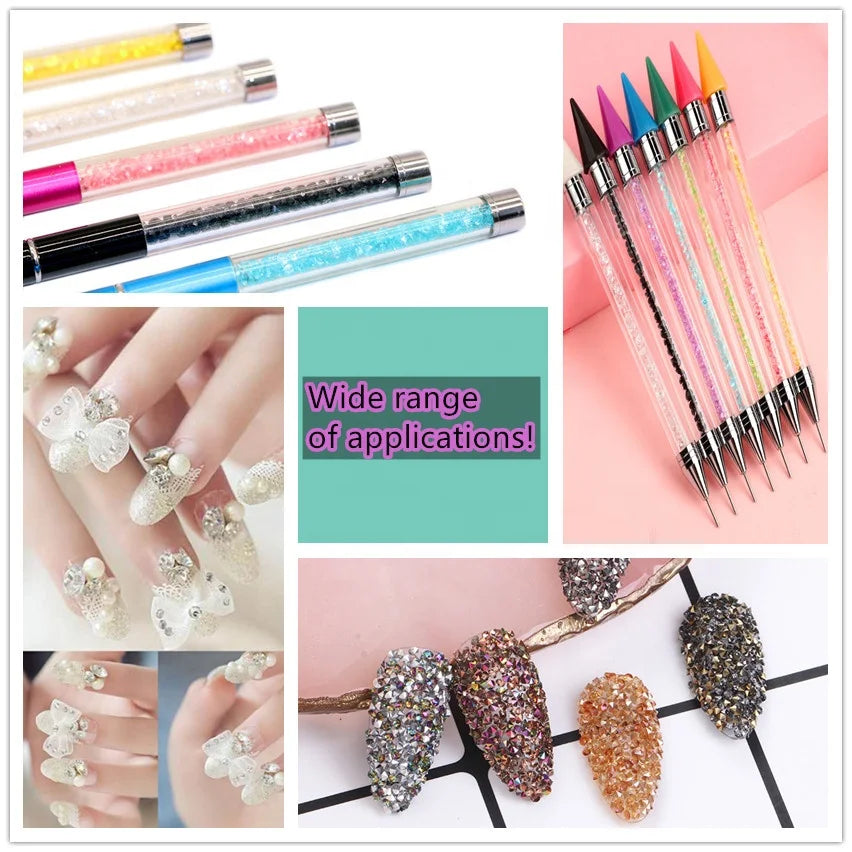 High Quality Bulk Glass Rhinestones Transparent for Nail Art Bags Garments Shoes Decoration Jewelry Decoration