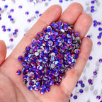 QY Wholesale SS3-SS50 Colorful Non Hotfix Rhinestones Bulk Glitter Crystal Glue on Strass Diamond Rhinestone Bling for Tumbler