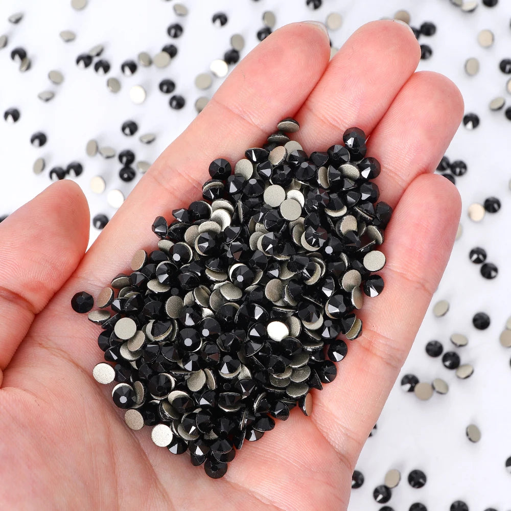 Top Quality 2088 Crystal Glass Rhinestones 16 Cut Facets Round Flatback Diamond Strass AB in Bulk Stones for Cloth Tumbler