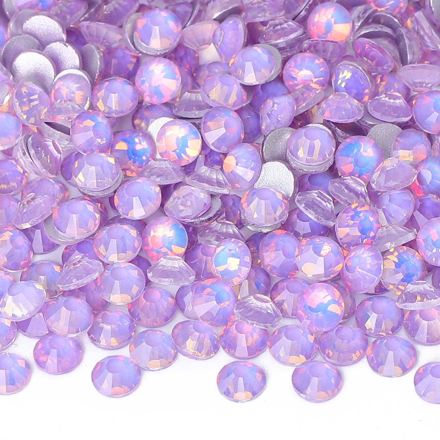 Flashing Colors New Design Wholesale Rhinestone Non Hotfix Flat Back Crystal Glass  for DIY Nail Clothing