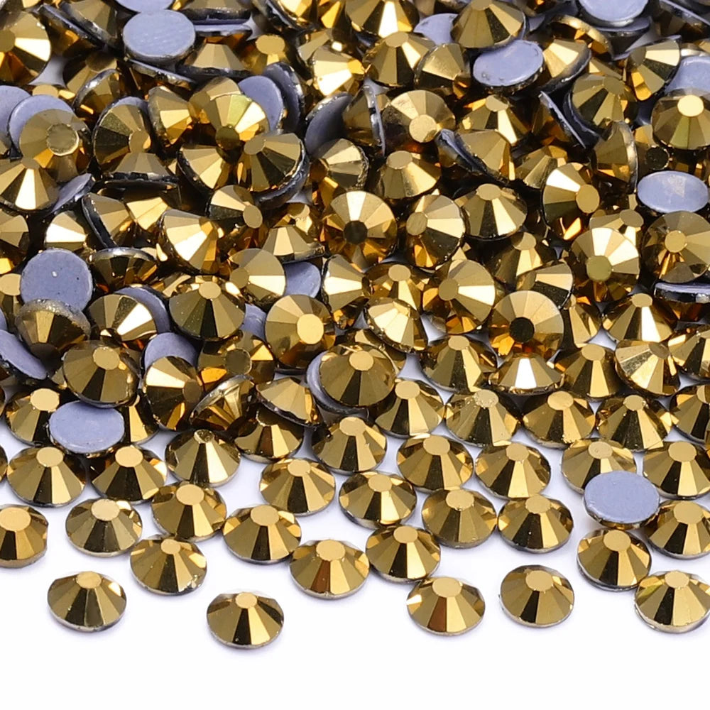 Hotfix Glass Rhinestone Crystal AB Effect High Quality Rhinestones Bulk Crystals Stones Garment Accessories for Clothing