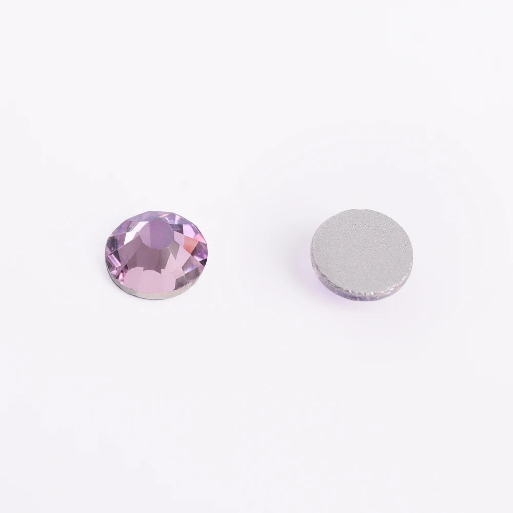 Top Selling High  Grade 1440pcs Phantom Violet Crystal Rhinestones Nail Charms Diamond Glass Rhinestones Flat Back for Jewelry